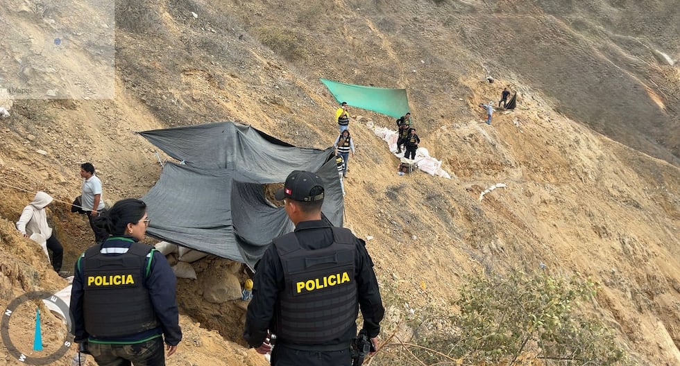 Áncash: More than 12 sinkholes and illegal mining camps found