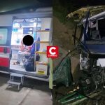 Áncash: bus of the Independencia under-19 volleyball team collides with a hill on the Casma highway