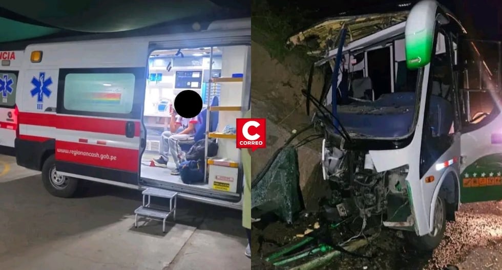 Áncash: bus of the Independencia under-19 volleyball team collides with a hill on the Casma highway