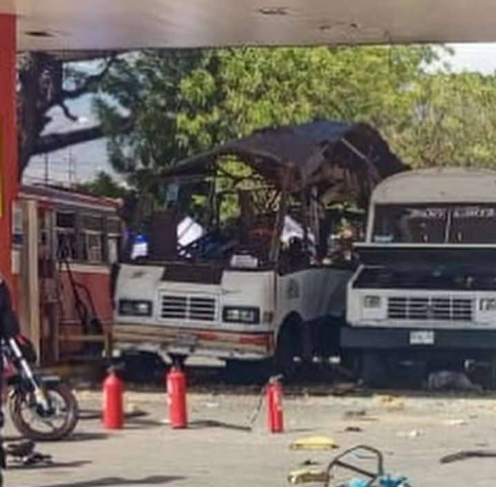 Bus explosion reported at Maracay service station