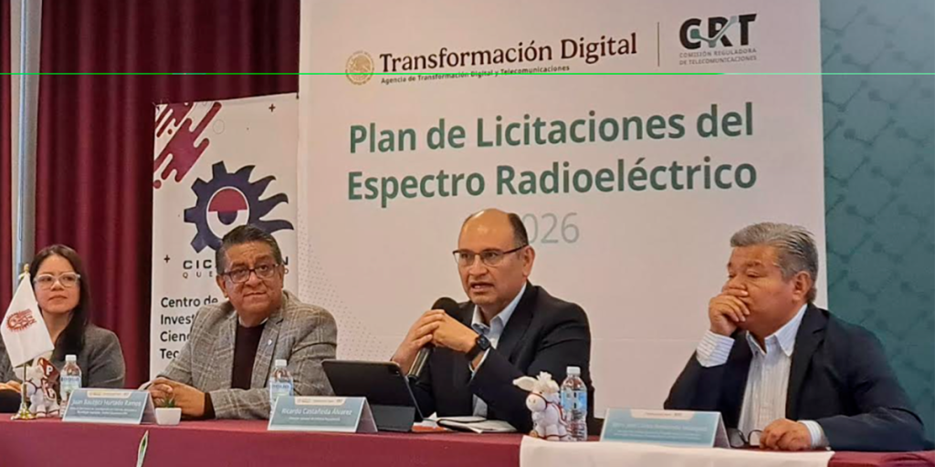 CRT presents the bidding plan for the 2026 radio spectrum in Querétaro