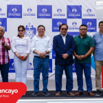 Caja Huancayo promotes renovation of public spaces in La Victoria: lays the first stone together with the municipality