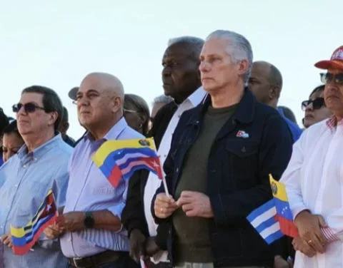 Jerarcas del régimen cubano el 3 de enero pasado, en La Habana