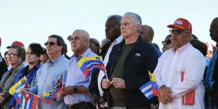 Jerarcas del régimen cubano el 3 de enero pasado, en La Habana