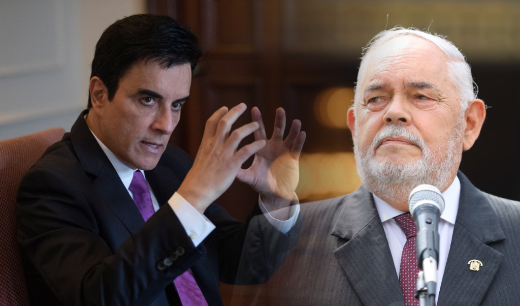 Carlos Espá criticizes Congress for waste on bonuses and lunches, but brings Jorge Montoya on his list to the Senate