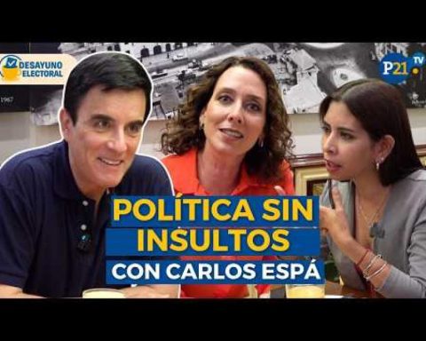 Carlos Espá talked about everything in Desayuno Electoral, a Perú21 program: "I have always viewed politics with great distrust."