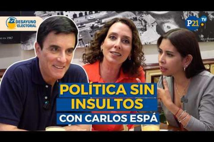 Carlos Espá talked about everything in Desayuno Electoral, a Perú21 program: "I have always viewed politics with great distrust."