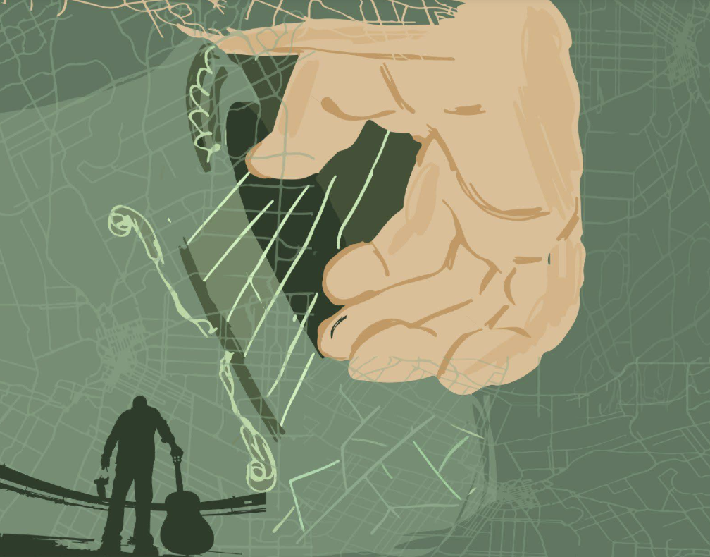 "Carto(PHOTO)graphy of a Silvio tour. A map made of looks and affections"