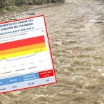 Chanchamayo: They warn of a dangerous increase in the flow of the Tulumayo River