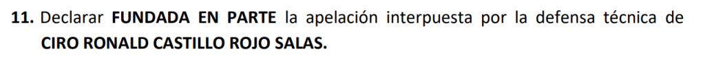 Ciro Castillo: Judiciary annuls his preventive detention and would return as regional governor of Callao