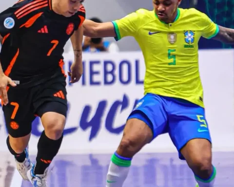Copa América de Futsal: Brazil draws with Colombia in difficult debut
