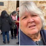 Cuban activists confront Aleida Guevara in the streets of Seville, Spain