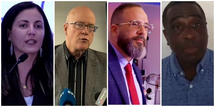 Rosa María Payá / Orlando Gutiérrez-Boronat / Alex Otaola / Iván Hernández Carrillo