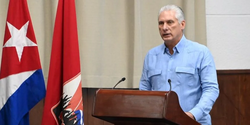 Miguel Díaz-Canel en el X Pleno del PCC