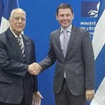 Ricardo Cabrisas y Bertrand Dumont, presidente del Club de París