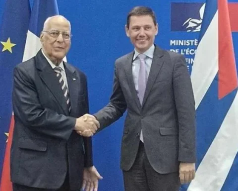 Ricardo Cabrisas y Bertrand Dumont, presidente del Club de París