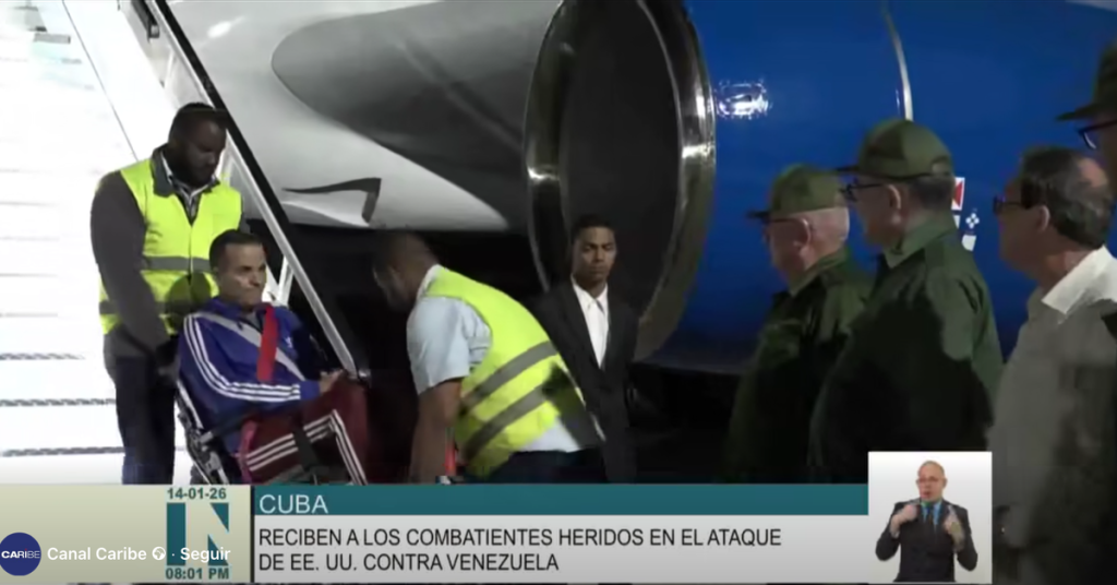 Cuban soldiers injured during the capture of Maduro arrive in Havana