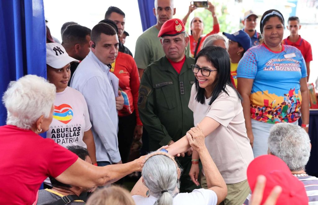 Delcy Rodríguez calls for national unity to guarantee peace