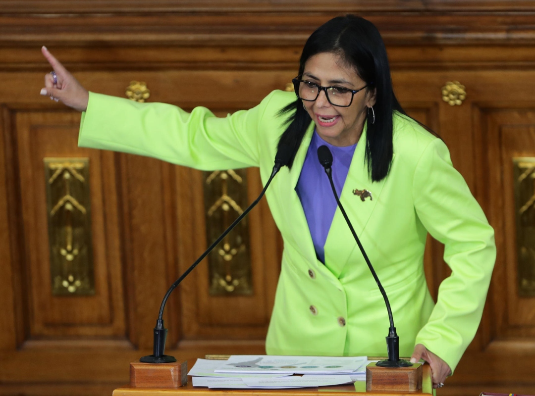Delcy Rodríguez: "Enough of Washington's orders on politicians in Venezuela"