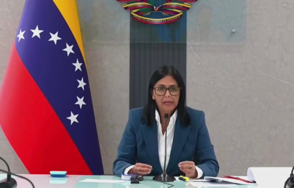 Delcy Rodríguez: "We demand the immediate release of President Nicolás Maduro"