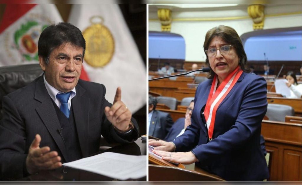 Delia Espinoza to Tomás Gálvez: "So he considers himself a shotgun? Those are not the words of a high magistrate"