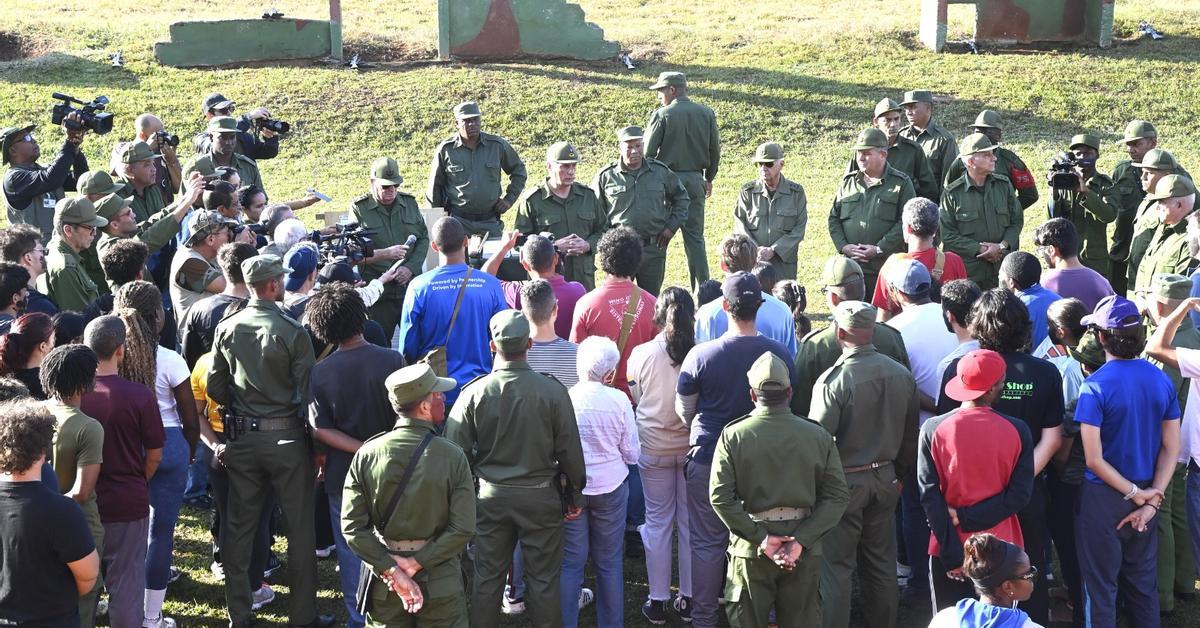 Díaz-Canel supervises military preparations to defend Cuba against threats from the United States
