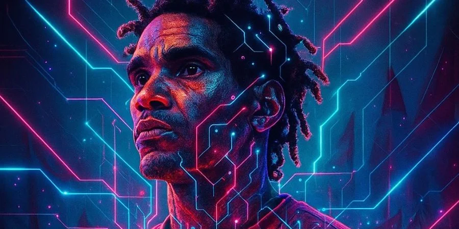 Imagen de Luis Manuel Otero Alcántara en el cartel de la obra