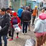 Familias afectadas por lluvias en Puerto Plata reciben asistencia alimentaria