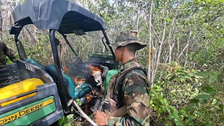 Fanb dismantles 3 illegal mining and drug trafficking centers in Amazonas