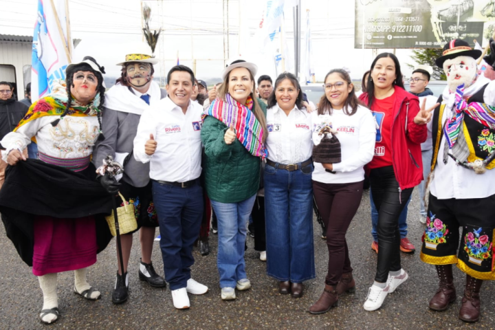 Fiorela Molinelli launches her presidential candidacy from Huancayo