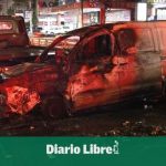 Fire after minivan accident on February 27