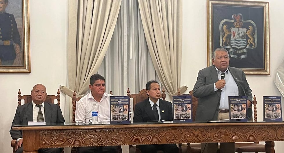 Fredy Vicente Aranda presents a book on the tradition of the Negritos of Huánuco