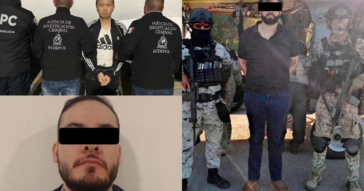 From 'Brother Wang' to members of 'Los Chapitos', the drug traffickers arrested in Mexico 2025