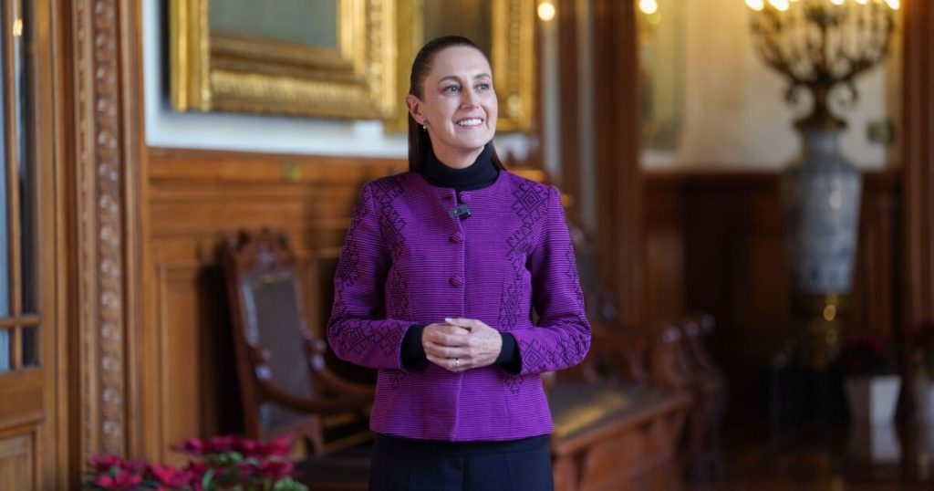 ''Health, well-being and love for Mexican families'', Sheinbaum wishes for 2026