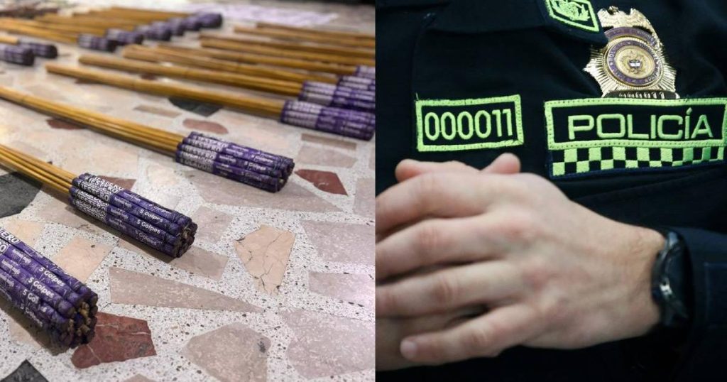 How much is the fine for burning a Año Viejo in Colombia 2025?