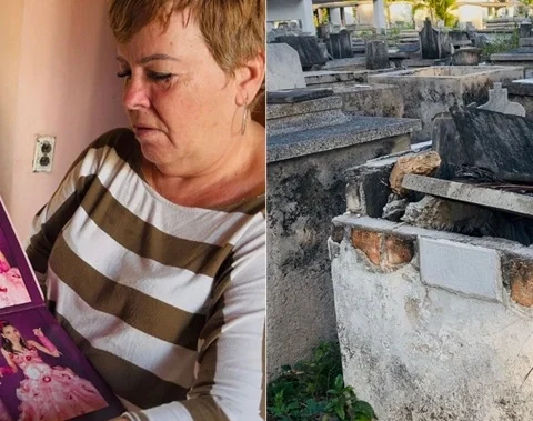 madre cubana, profanación de tumbas, cementerio