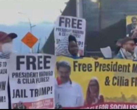 In New York they protest against Maduro's kidnapping