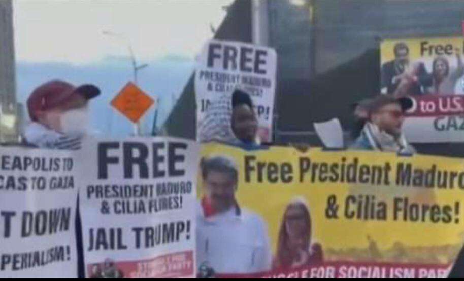 In New York they protest against Maduro's kidnapping