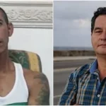 Ángel Cuza Alfonso (izquierda) y Ángel Santiesteban Prats