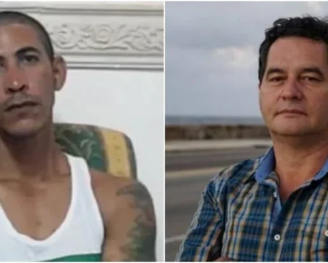 Ángel Cuza Alfonso (izquierda) y Ángel Santiesteban Prats