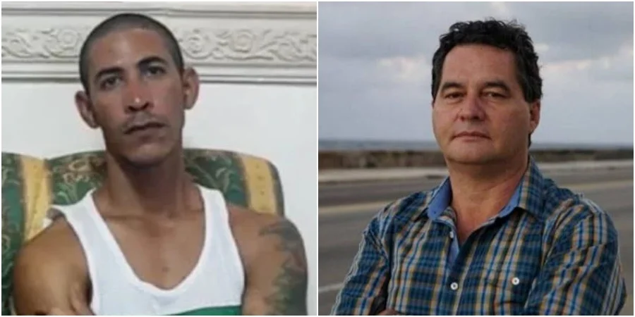 Ángel Cuza Alfonso (izquierda) y Ángel Santiesteban Prats