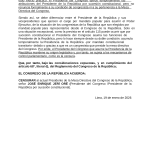 José Jerí: a motion of censure is presented to Congress for clandestine meetings with a Chinese businessman