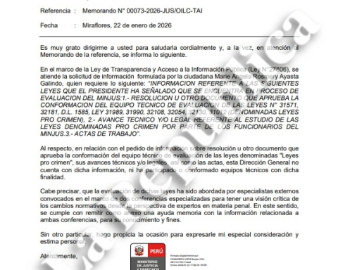 José Jerí lied with the commission to review pro-crime laws: Minjus has not registered progress in almost two months