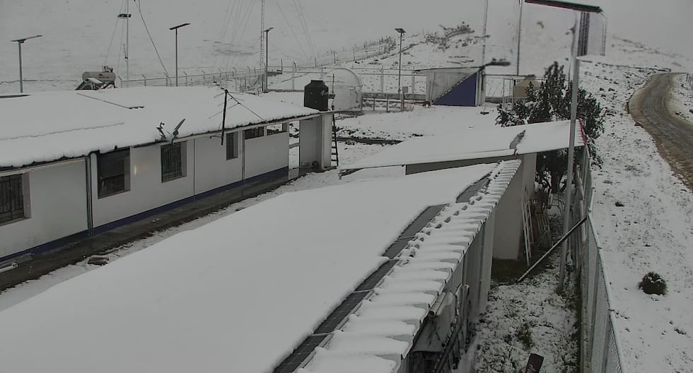 Junín: Marcapomacocha remains under snow and Senamhi warns of intense rains in the mountains