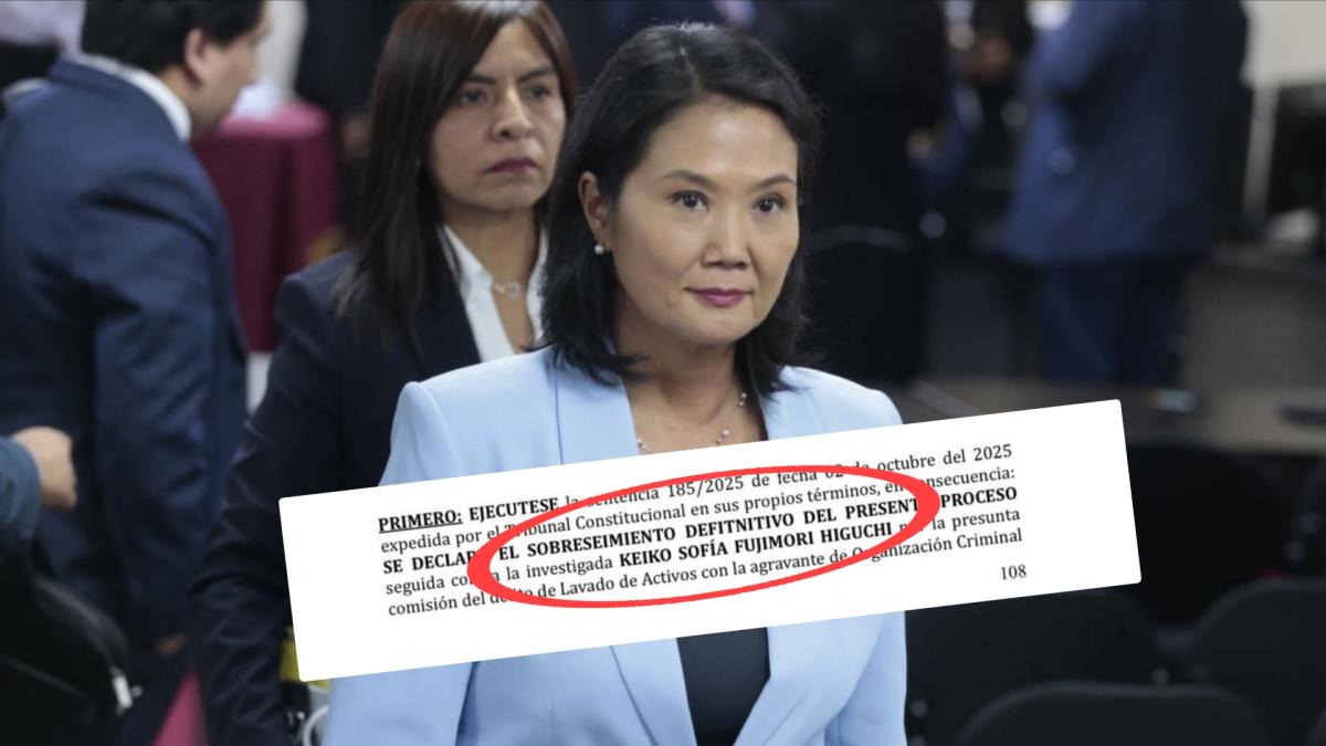 Keiko Fujimori: PJ definitively files the Cocteles case