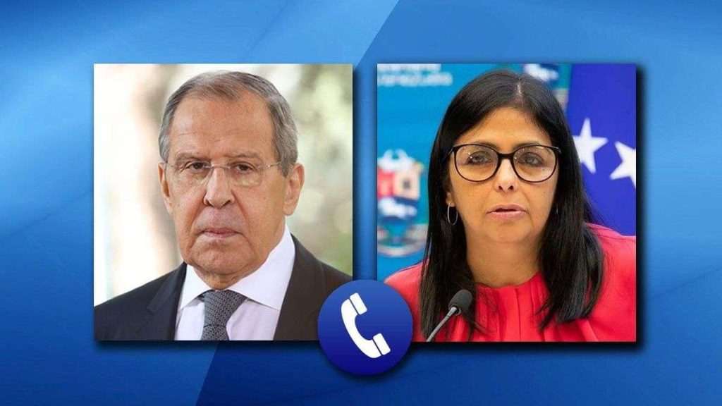 Lavrov extended the solidarity of the Russian government to Rodríguez after the US attack