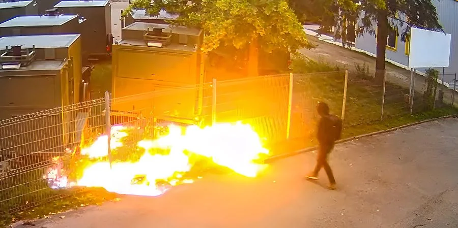 Los acusados intentaron incendiar una estación móvil para el análisis del espectro radioeléctrico destinada a Ucrania