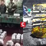 Loreto: PNP seizes 160 kg of drugs and long weapons during anti-narcotics operation in the Amazon River