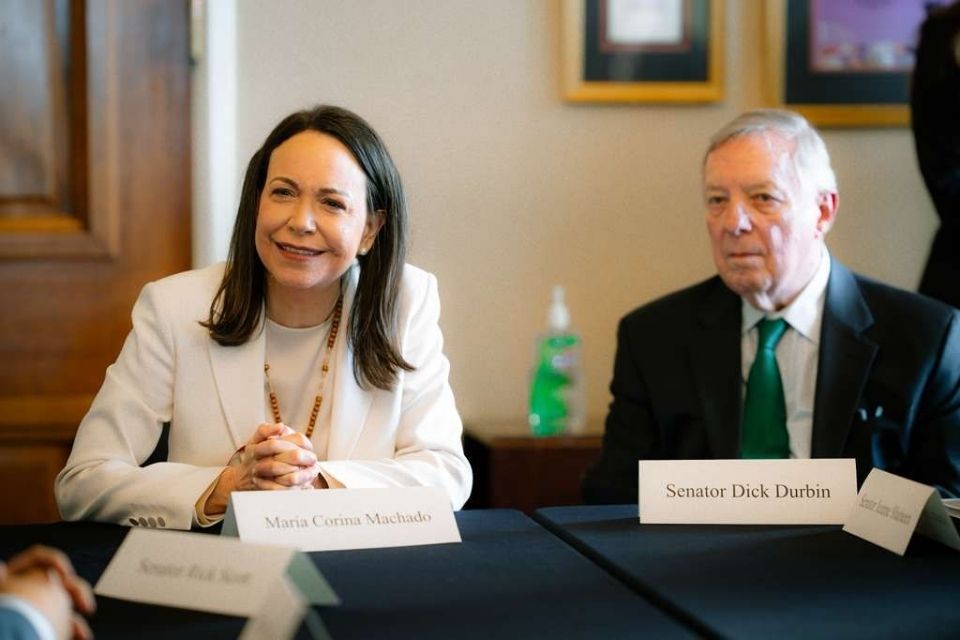 Machado says that Trump "is clear" about what is happening and what is needed in Venezuela