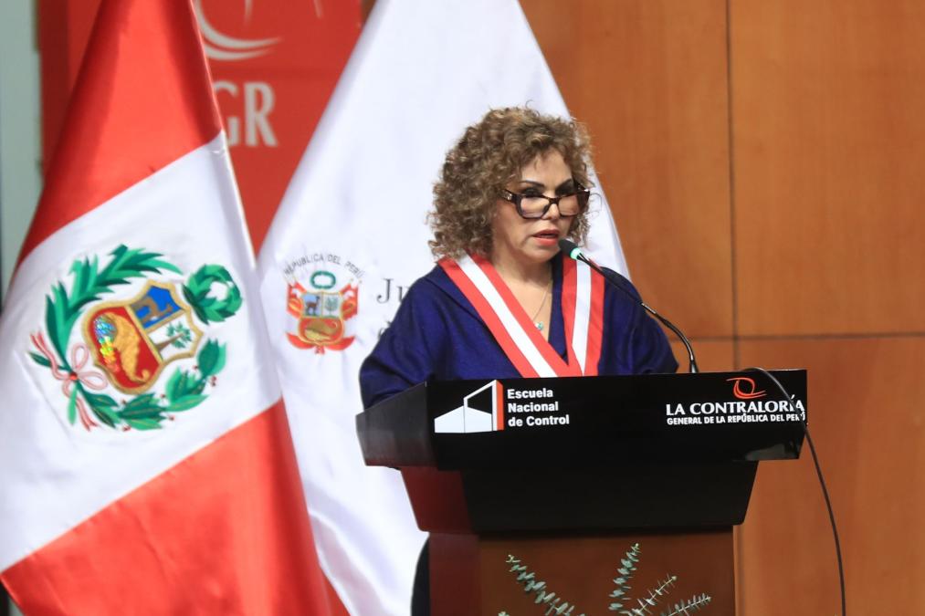 María Teresa Cabrera is sworn in as president of the JNJ